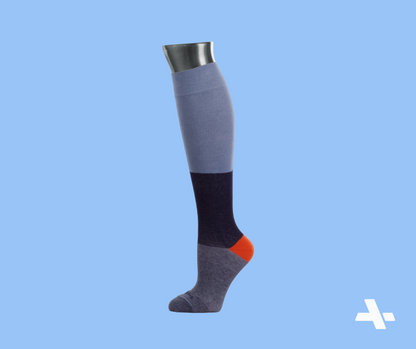 Orange Heel Compression Socks