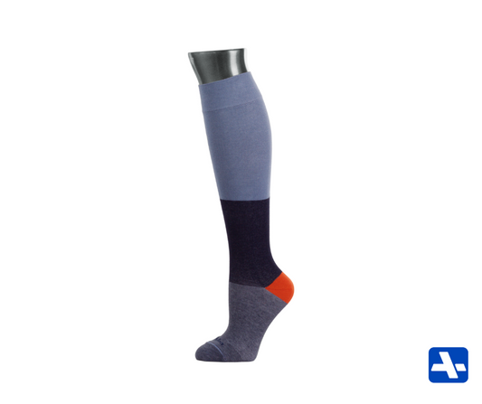 Orange Heel Compression Socks